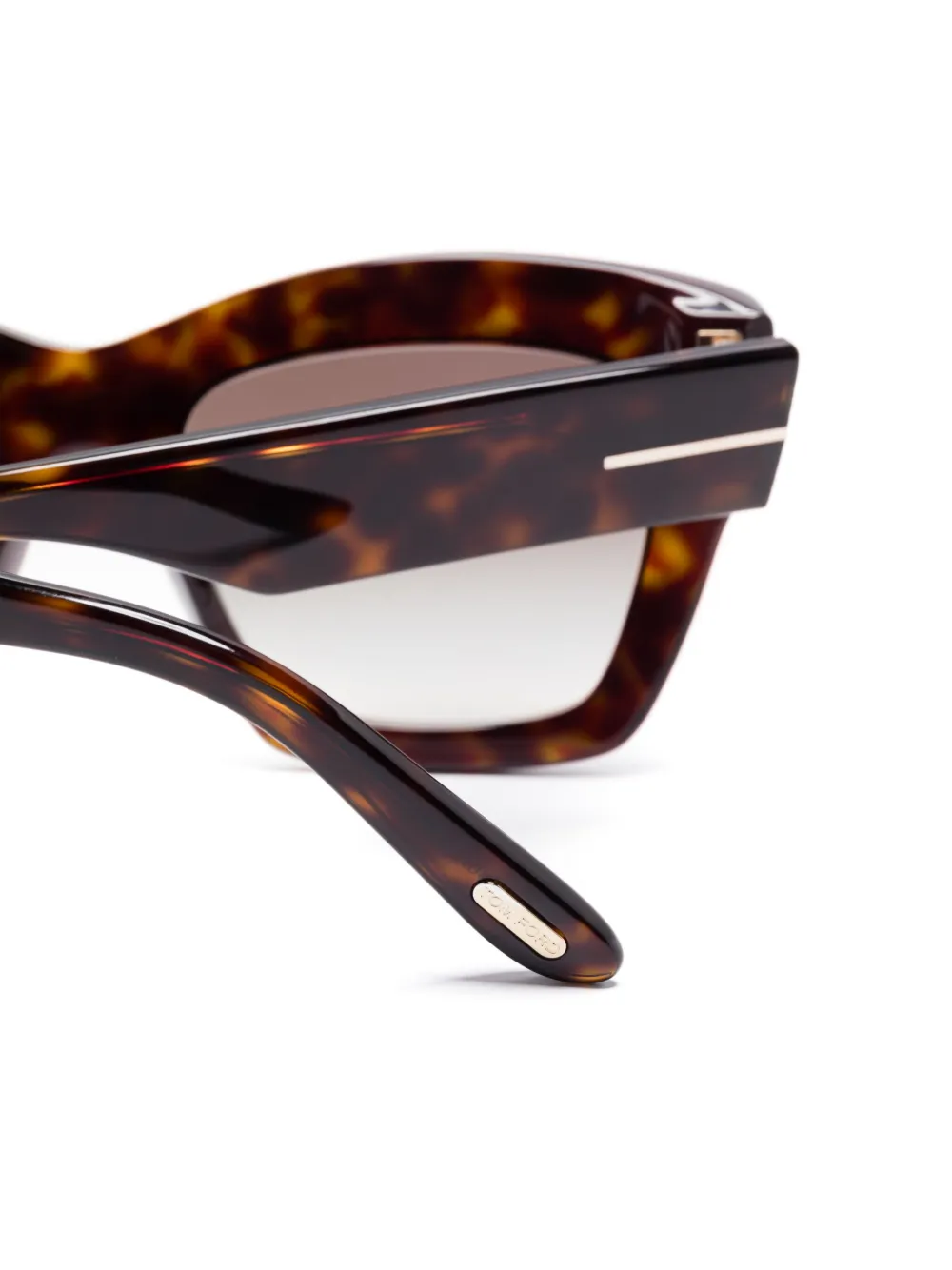 TOM FORD Eyewear Luna zonnebril Bruin