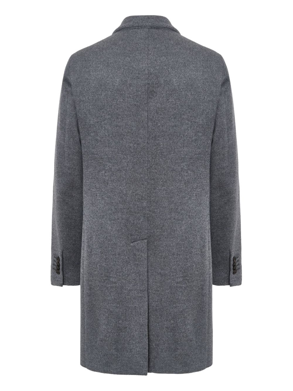 Shop Luigi Bianchi Mantova Single-breasted Coat In Grey