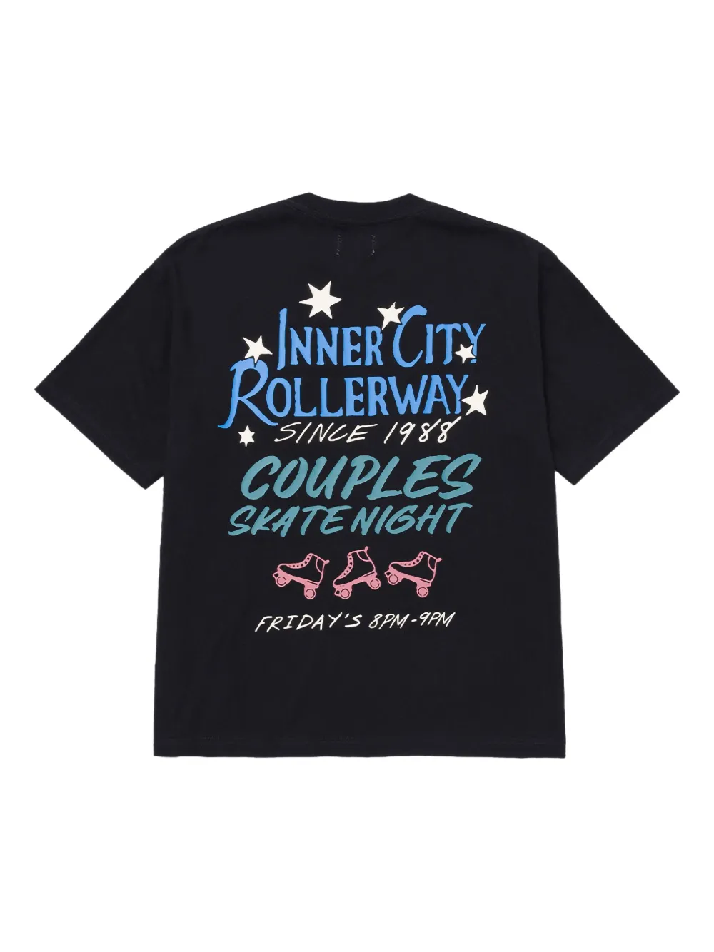 Honor The Gift Roller Rink Black T-shirt - Zwart