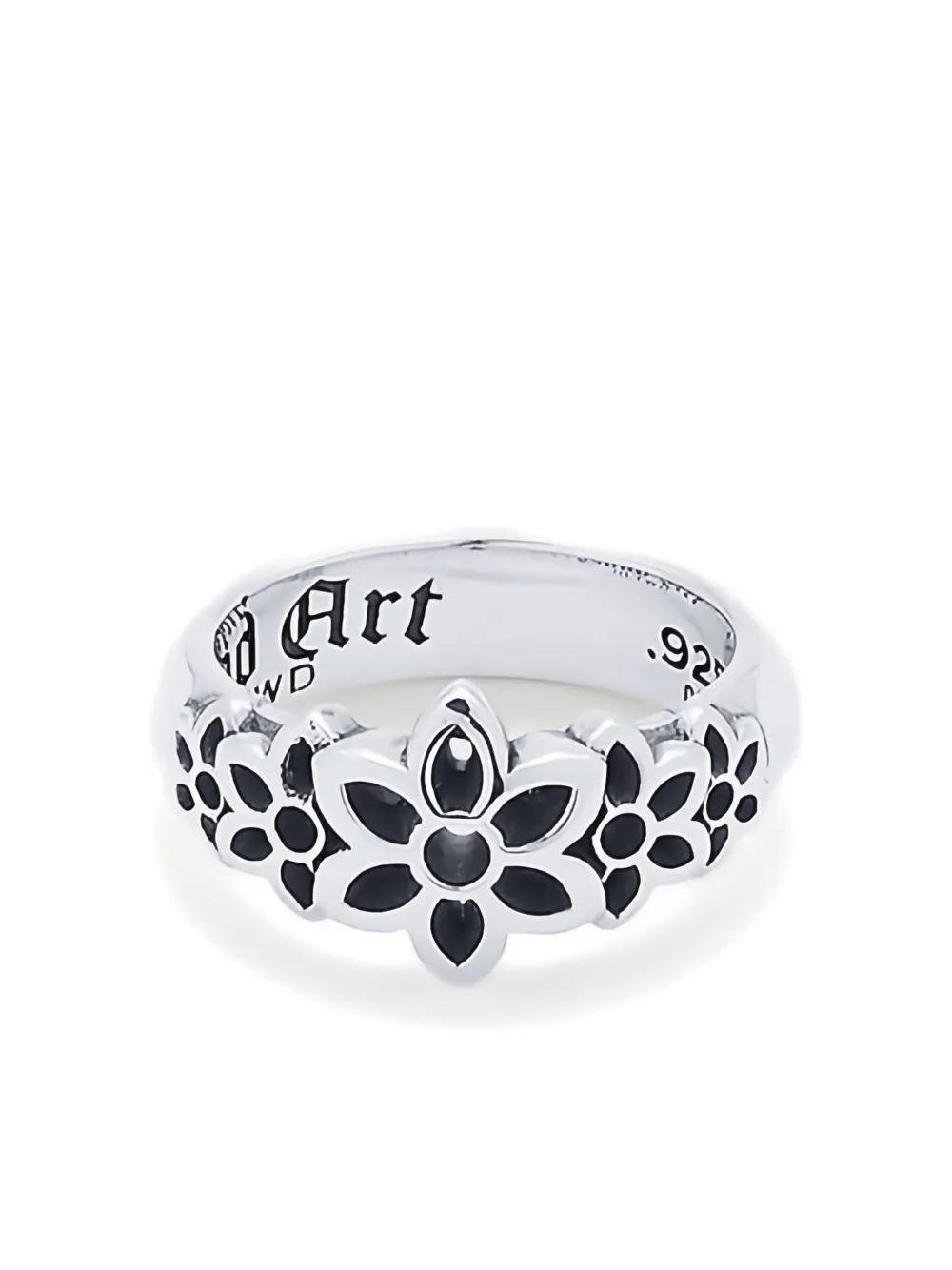 Good Art Hlywd flower-detail sterling silver ring | Silver | Image 1