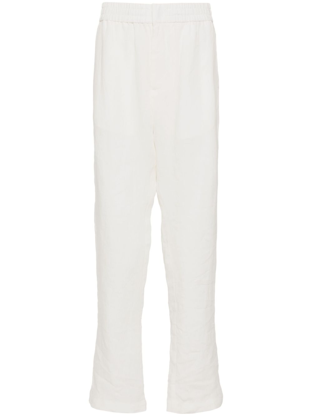 linen drawstring trousers