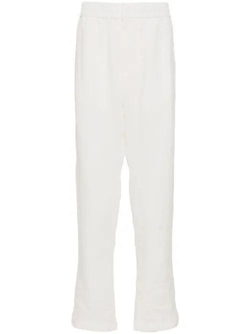 Pantalon en lin à lien de resserrage - Sunspel - Modalova