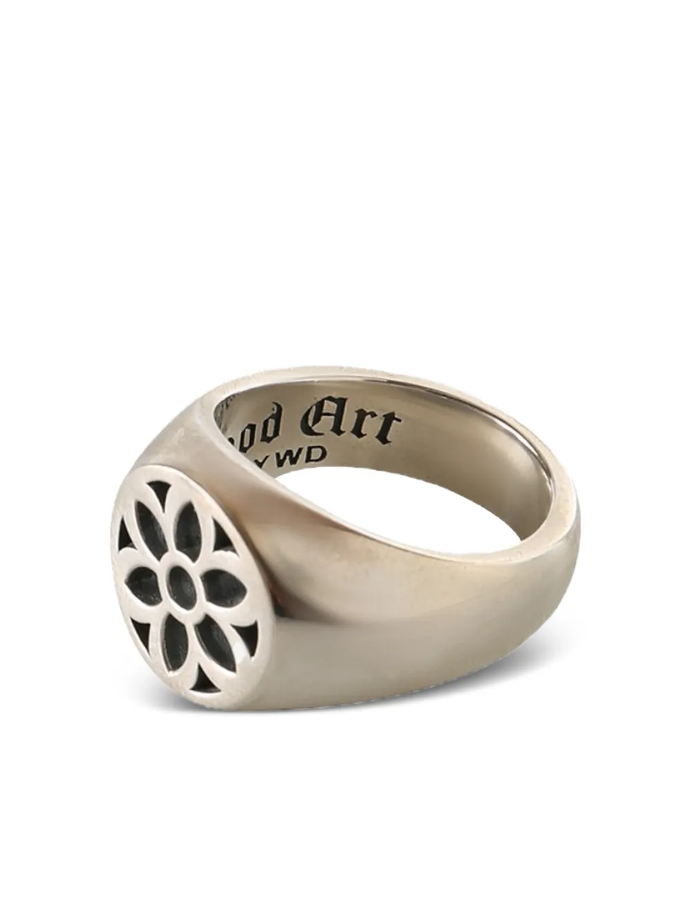 Good Art Hlywd anillo de sello Rosette | plateado | Image 1