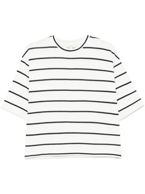 Vince striped wide-sleeve T-shirt