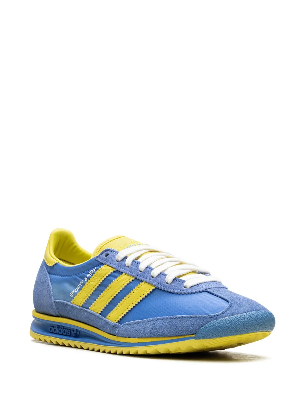 adidas x Sporty & Rich SL 72 "Sweden Pack Blue Yellow Cloud White" sneakers Blauw