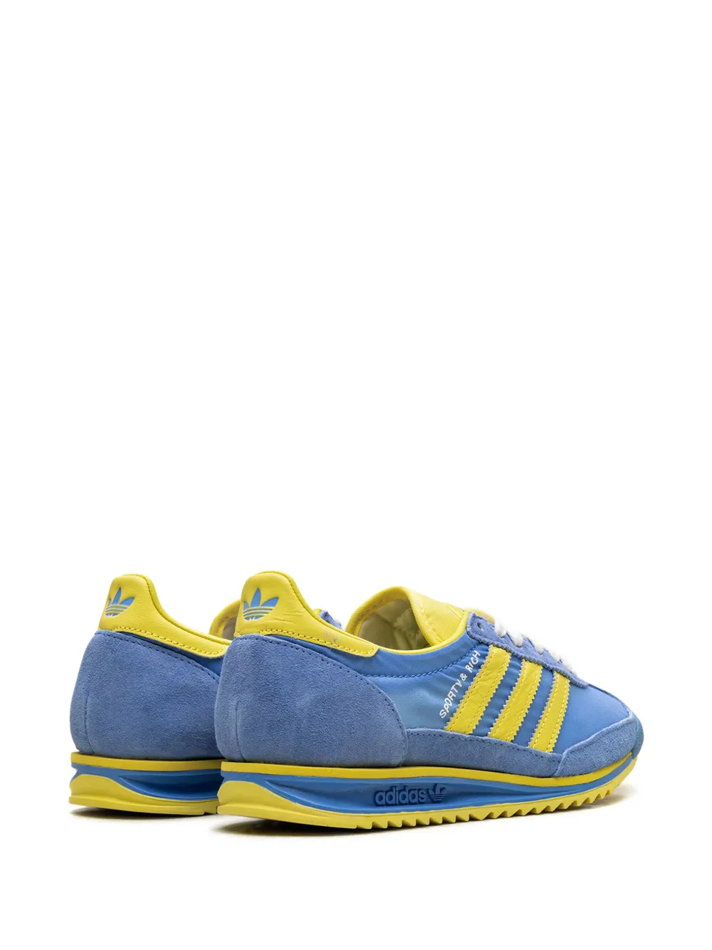 adidas x Sporty & Rich SL 72 "Sweden Pack Blue Yellow Cloud White" sneakers Blauw