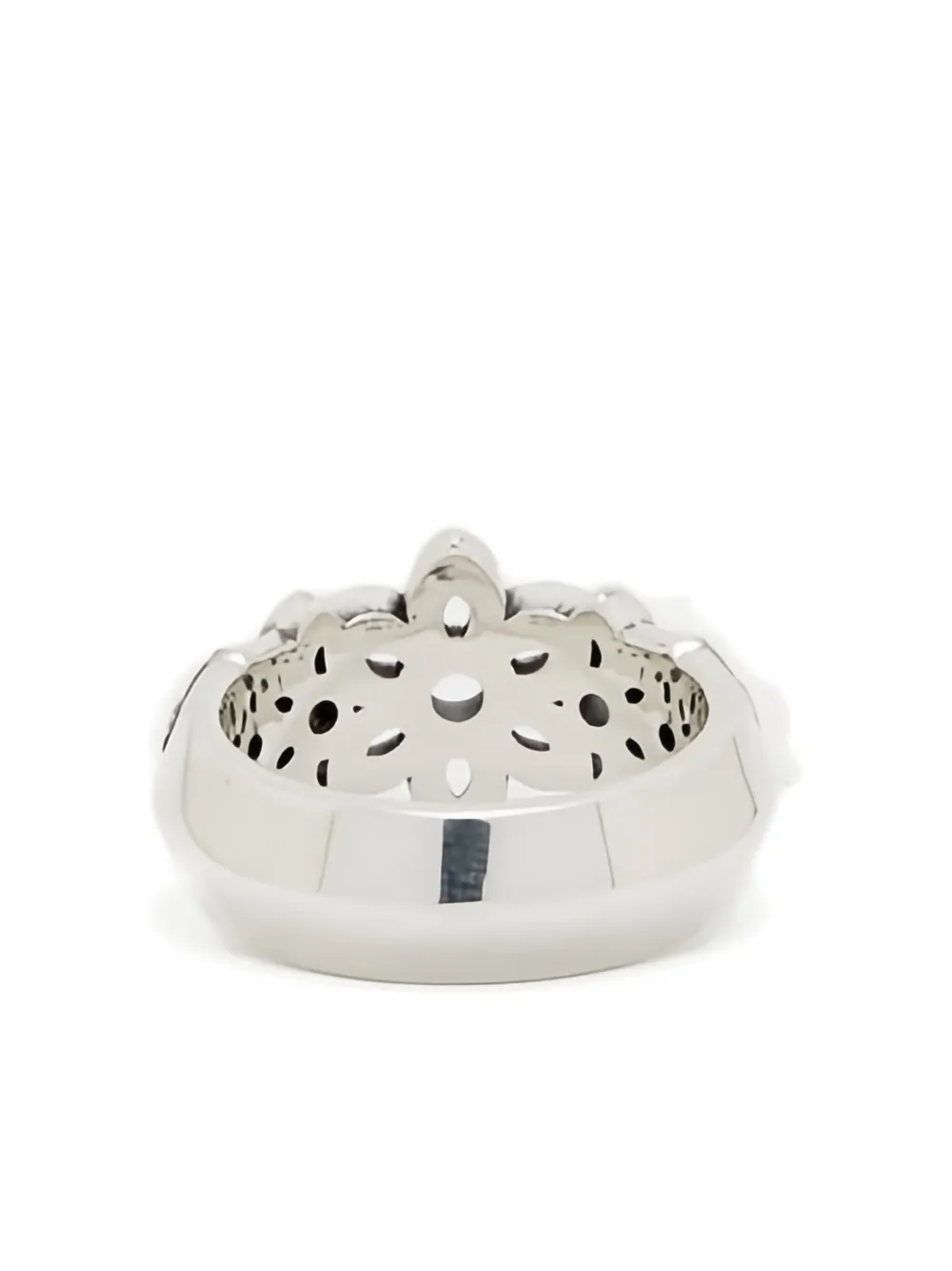 Good Art Hlywd flower-embellished sterling silver ring | Image 2
