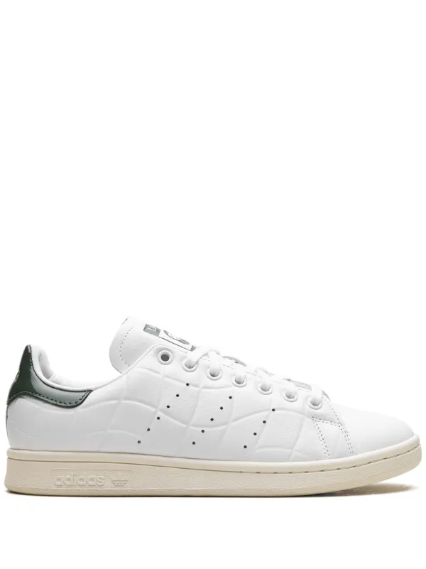 Adidas stan smith green and white best sale