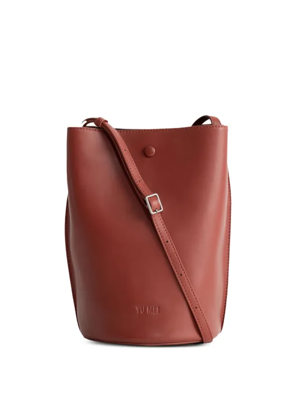 Yu Mei Phoebe Bucket Bag Red FARFETCH JO