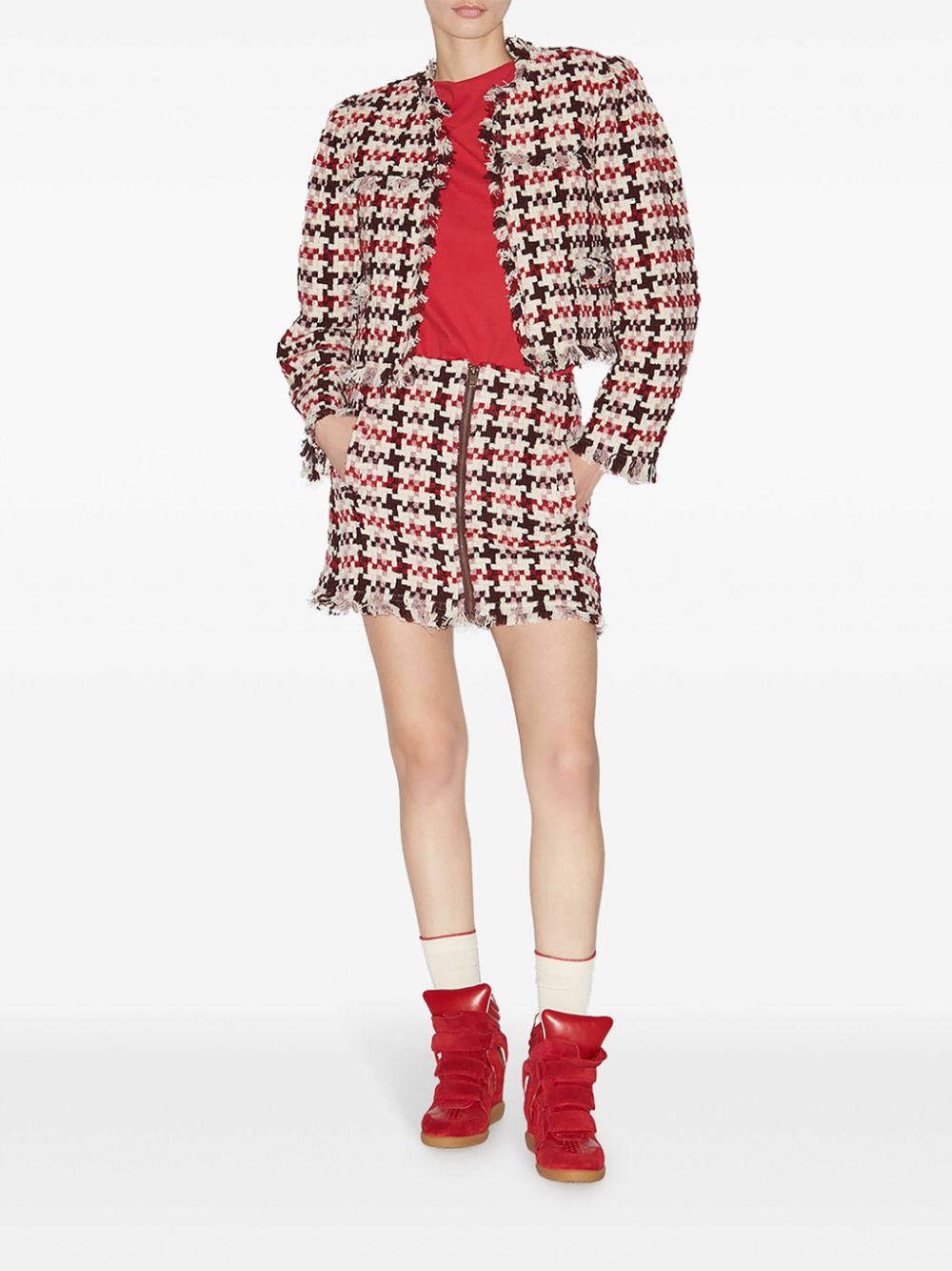 MARANT ÉTOILE Amelio jacket - Red