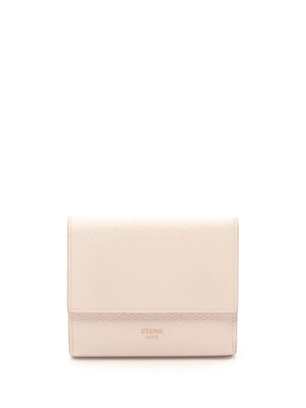 Celine Pre Owned 2000s tri fold Wallet Pink FARFETCH IE