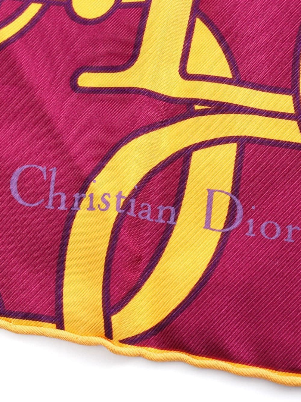 Christian Dior Pre-Owned 2000s Maris Pearl scarf - Rood