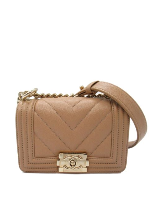 HOT SALE CHANEL 2021 small Boy Chanel shoulder bag Women