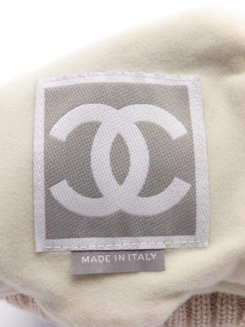 Affordable HOT SALE CHANEL 1986-1988 CC Interlocking-patch beanie Women