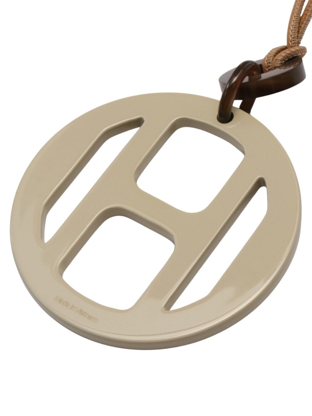 Hermès Pre-Owned 2010s H Nautic necklace - Beige