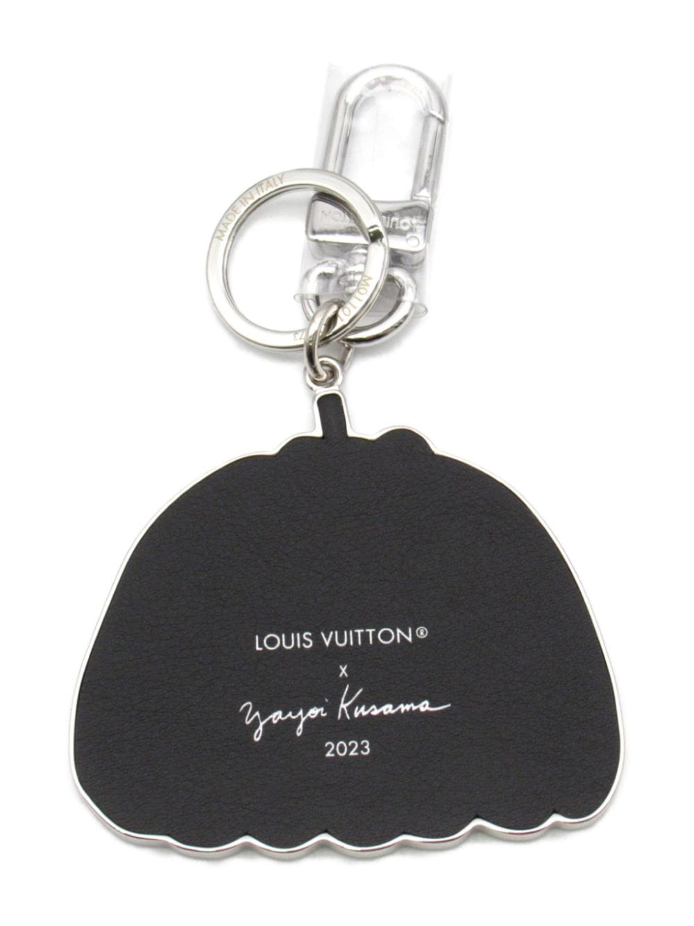 Louis Vuitton Pre-Owned 2023 x Yayoi Kusama Porto Kure Pumpkin sleutelhanger - Zilver