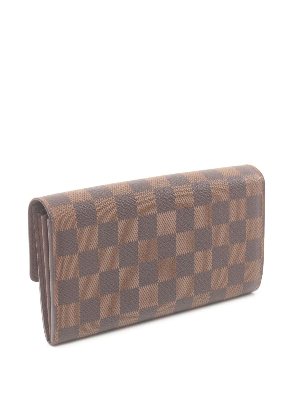 Louis Vuitton Pre-Owned 2012 Sara Damier-Ebène portemonnee - Bruin