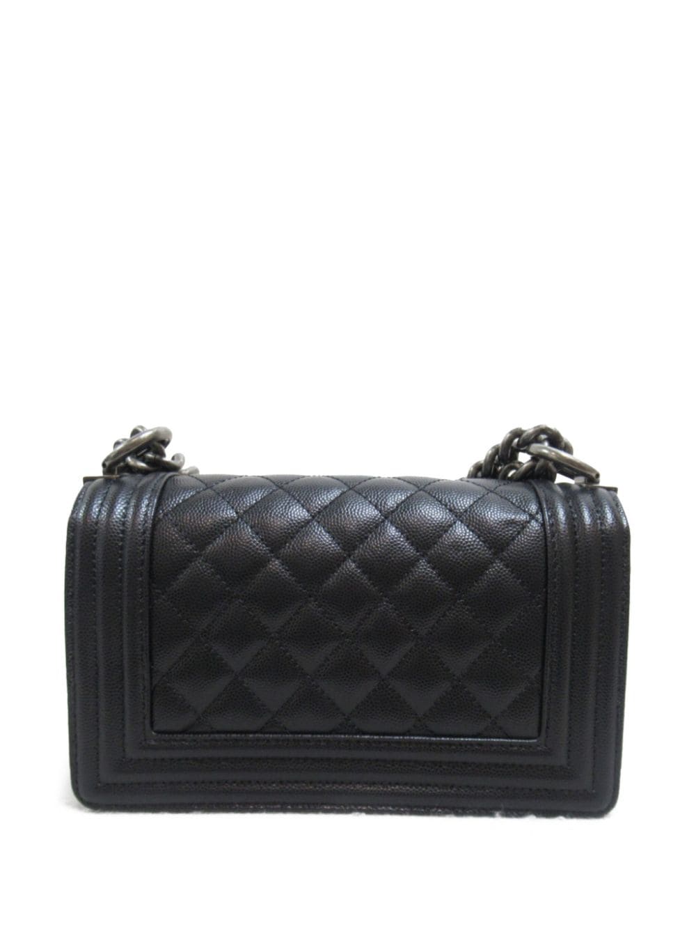 CHANEL Pre-Owned 2021 small Boy Chanel shoulder bag - Zwart