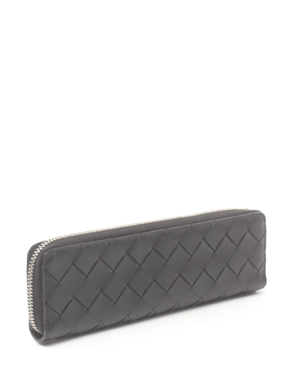 Bottega Veneta Pre-Owned 2020s Intrecciato pencil case - Zwart