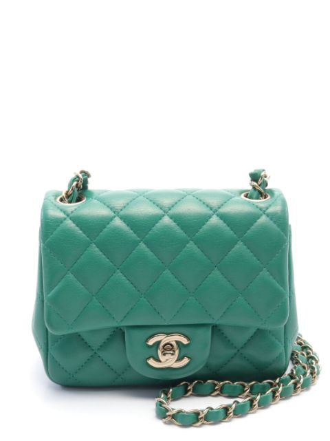 HOT SALE CHANEL 2021 mini matelasse leather shoulder bag Women