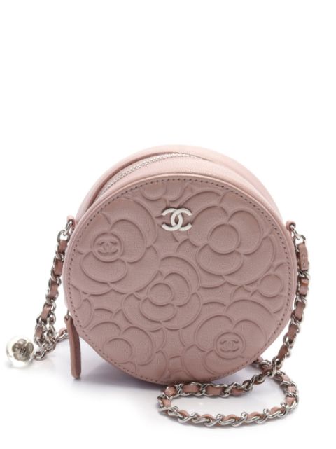 HOT SALE CHANEL 2019 Camellia-quilted shoulder bag Women