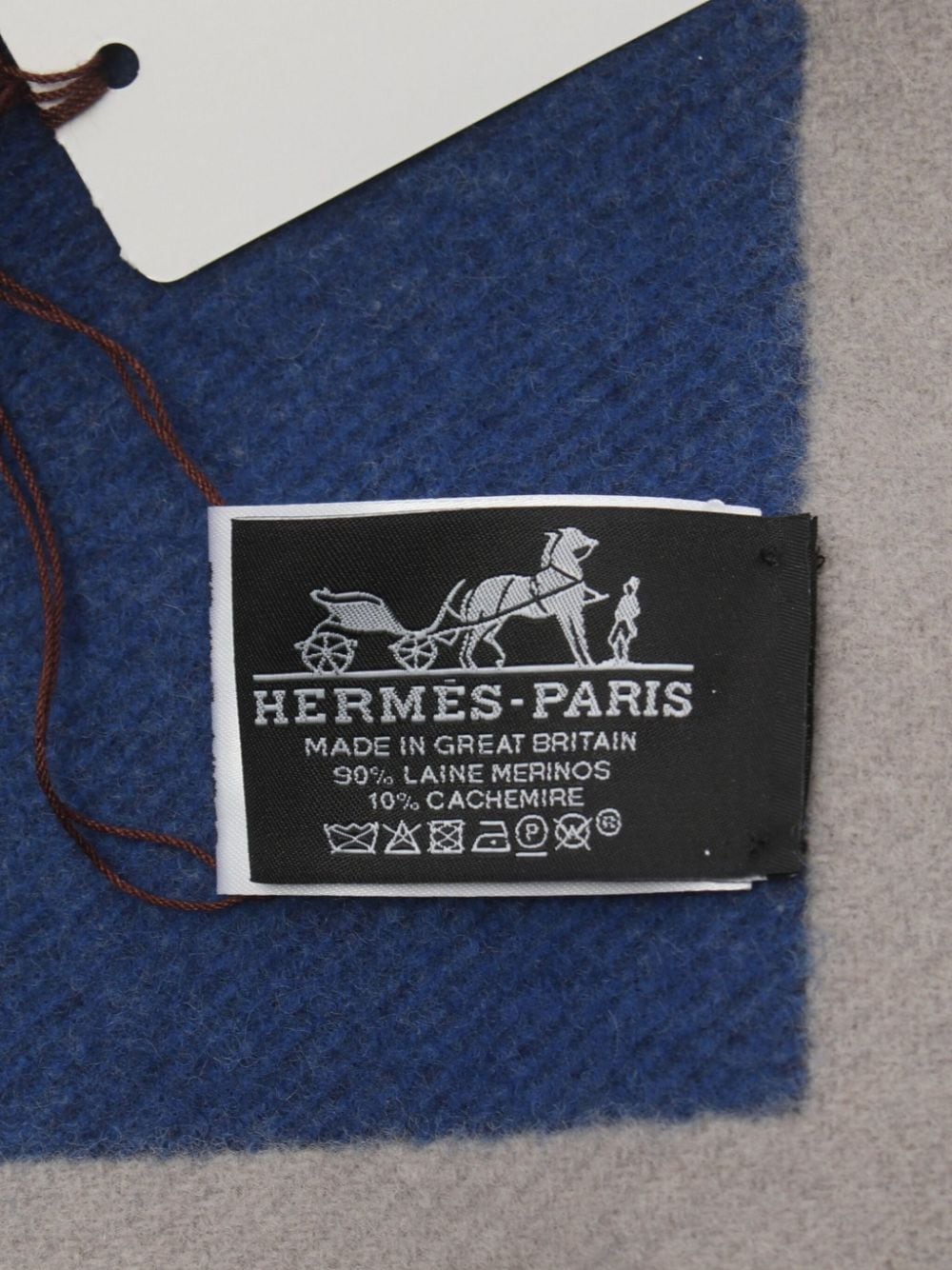 Hermès Pre-Owned 2020s Cheval Cabriolet blanket - Wit