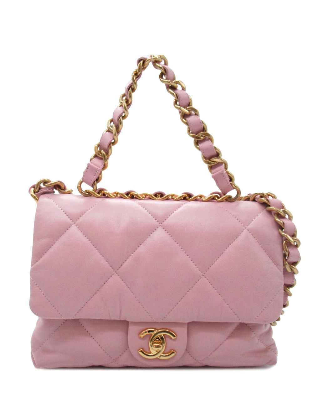 Affordable HOT SALE CHANEL 2021 CC diamond-quilted coin shoulder bag Women