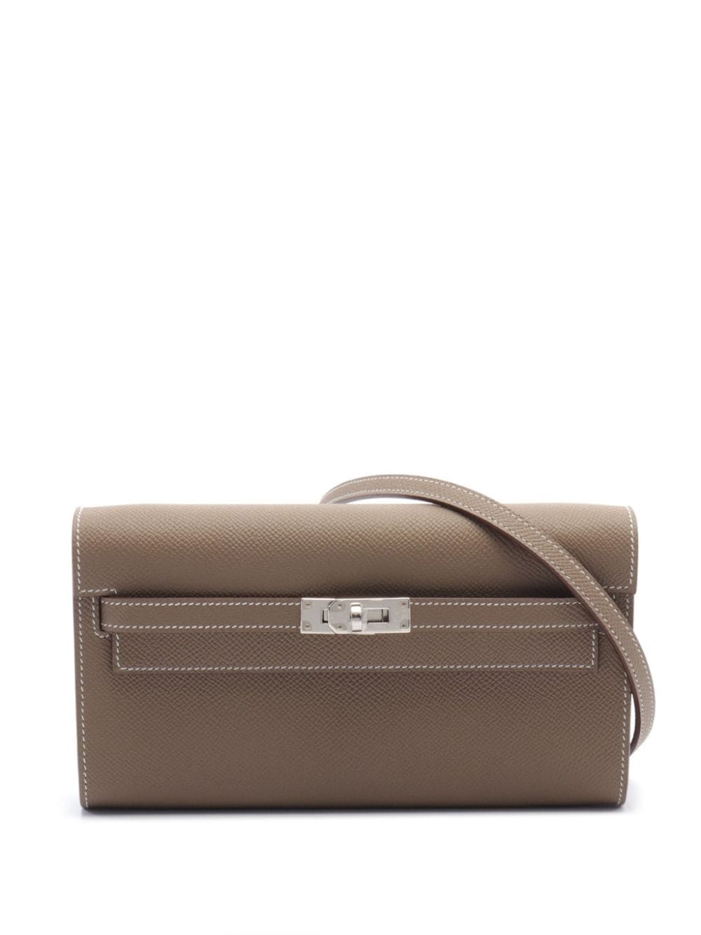 Pre-owned Hermes 2023 Kelly To Go Shoulder Bag In Neutrals