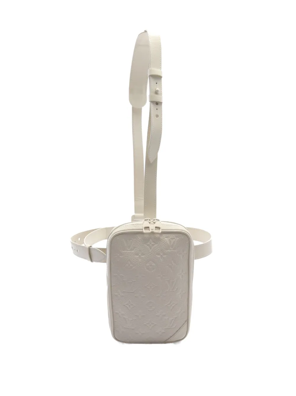 Pre-owned Louis Vuitton 2018 Utility Belt Bag In White