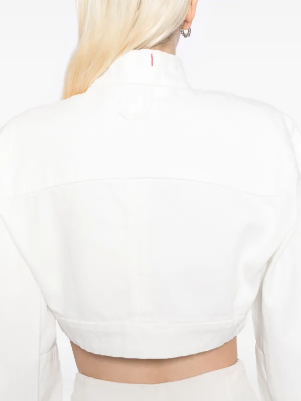 Jacquemus ジャックムス　クロップドジャケット Jacquemus ジップアップ クロップドジャケット | ニュートラル