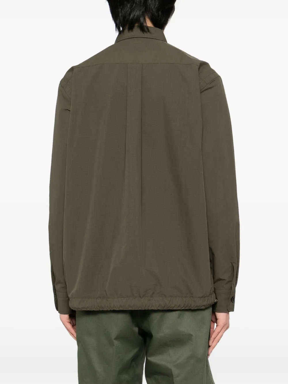 sacai Popeline overhemd Groen