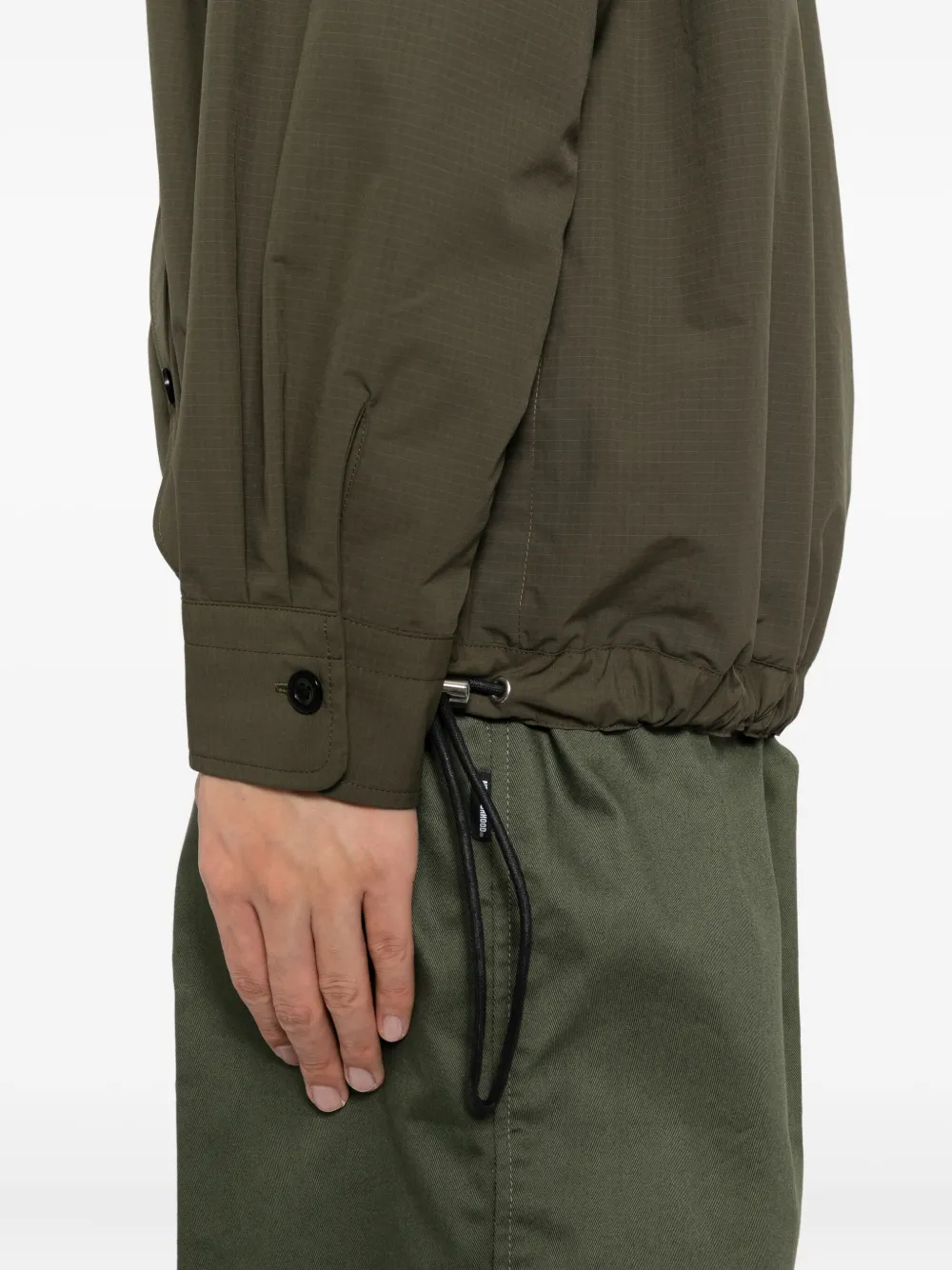 sacai Popeline overhemd Groen
