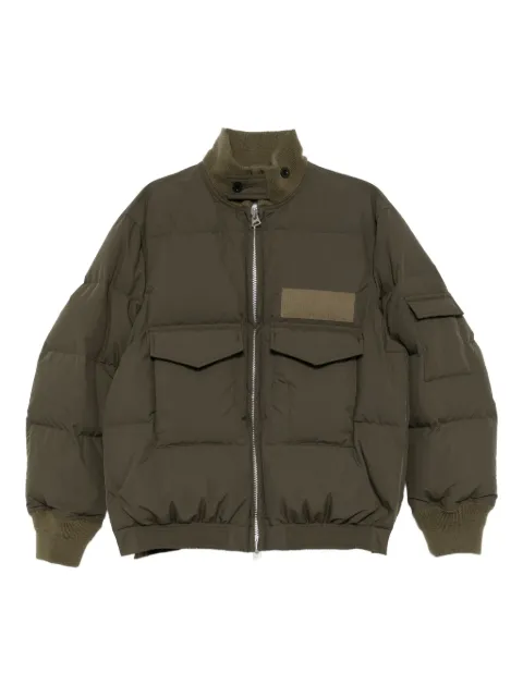 sacai ripstop down jacket