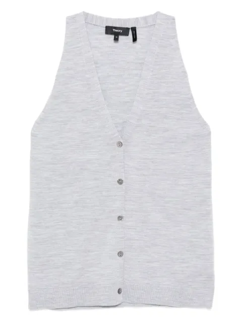 Theory wool knitted vest