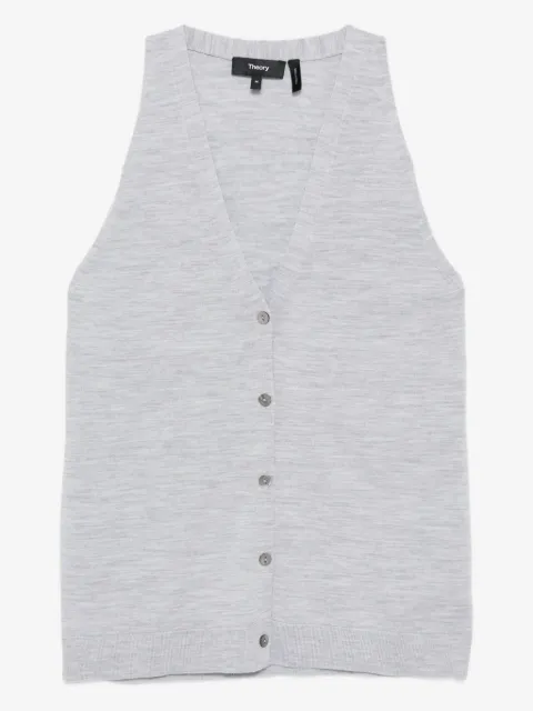 Theory wool knitted vest
