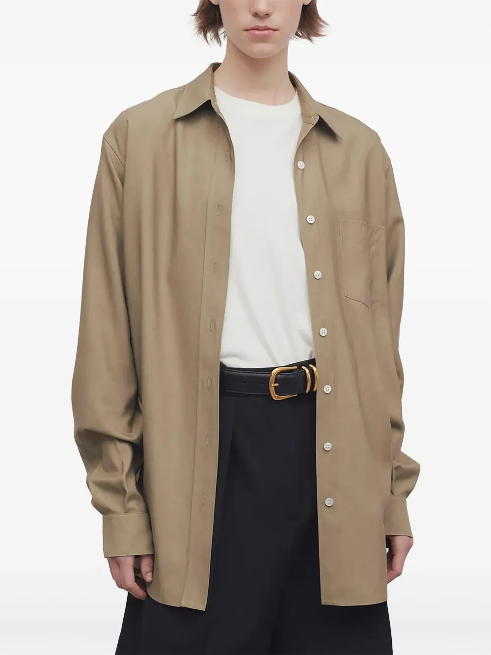  The Row Silk Shirt - Neutrals 