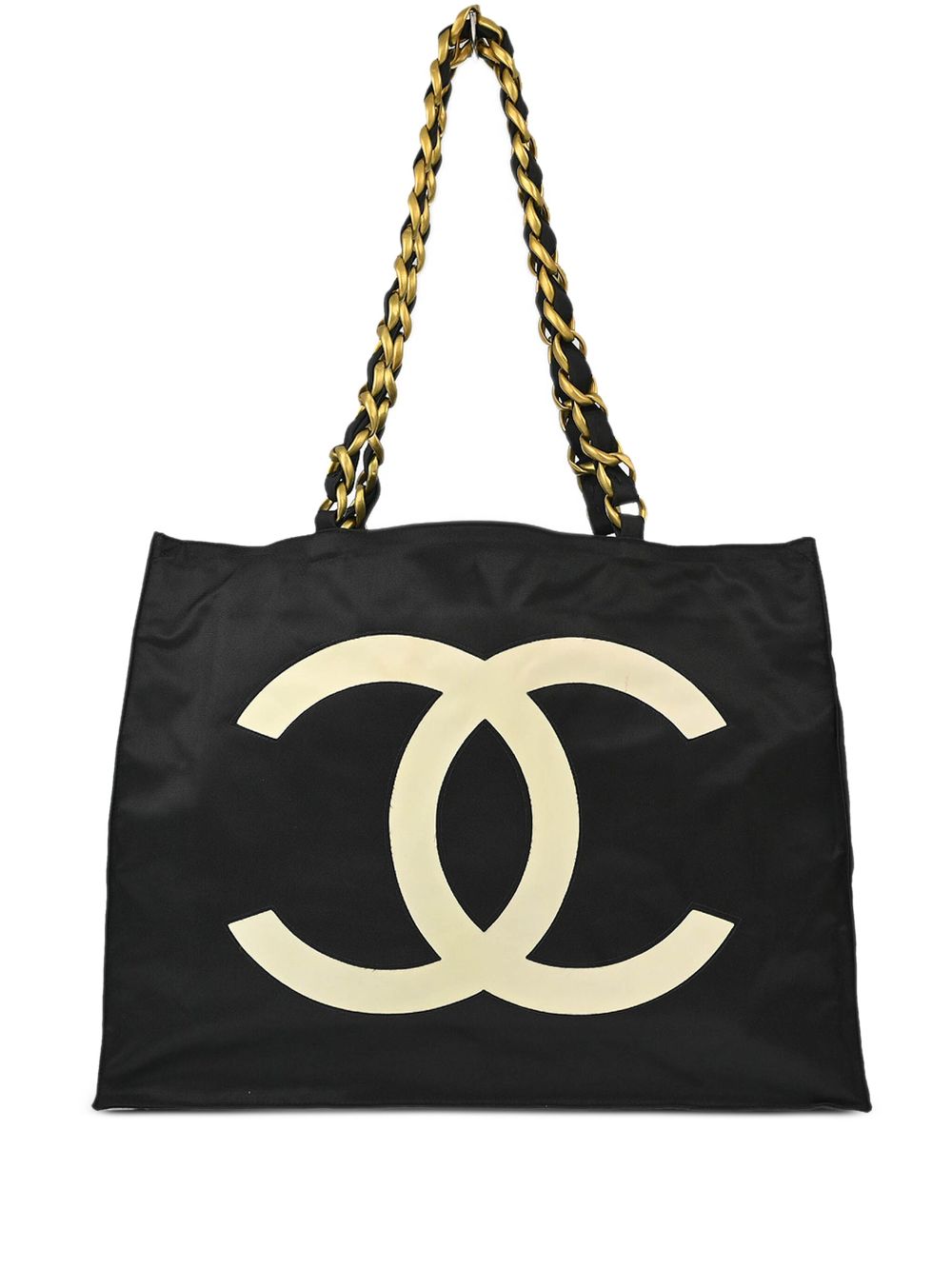 CHANEL 1992 interlocking CC tote bag Women