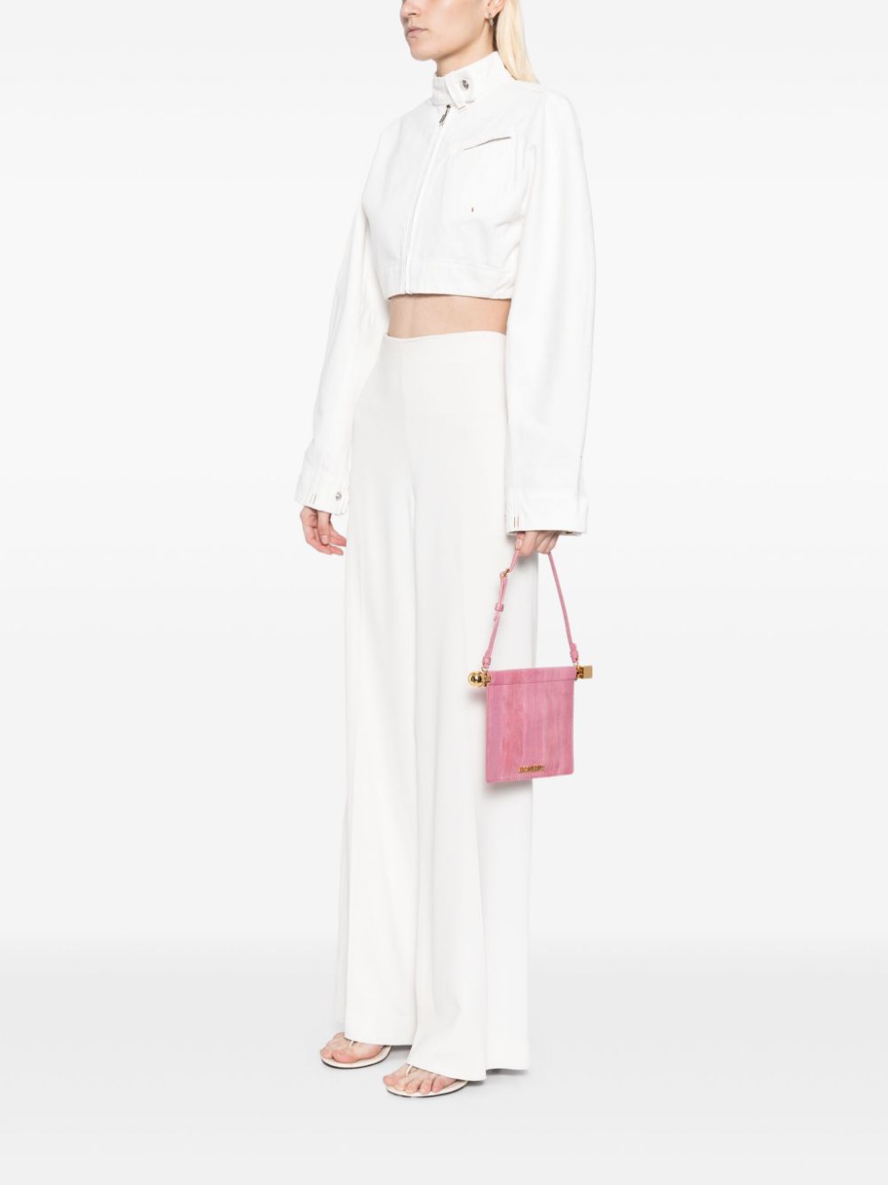 Jacquemus The Rond Carré mini bag - Pink