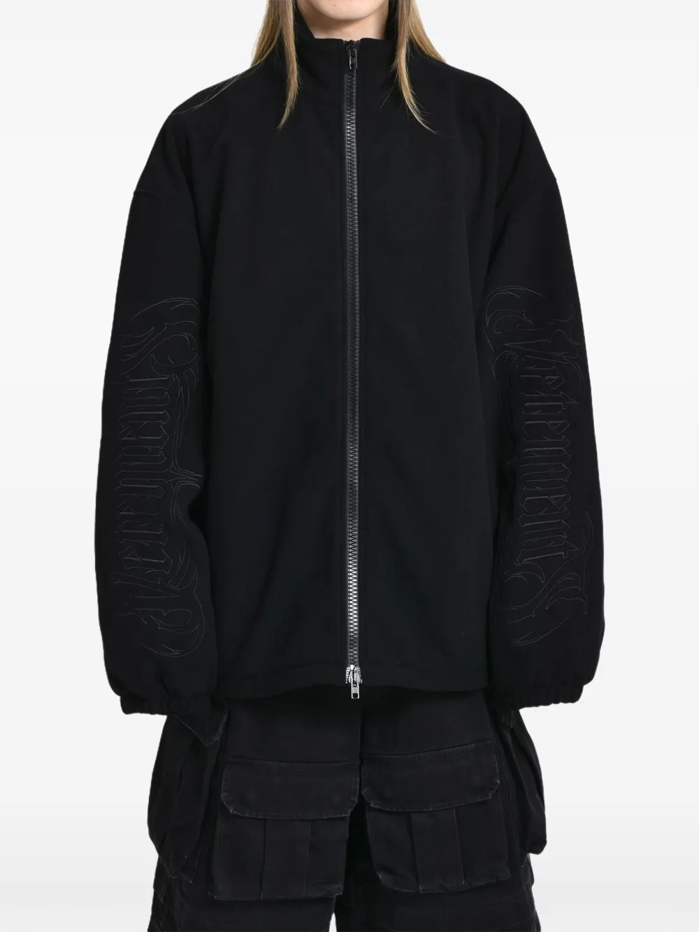 VETEMENTS Jack met logo-reliëf Zwart