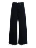 FRAME frayed jeans - Black