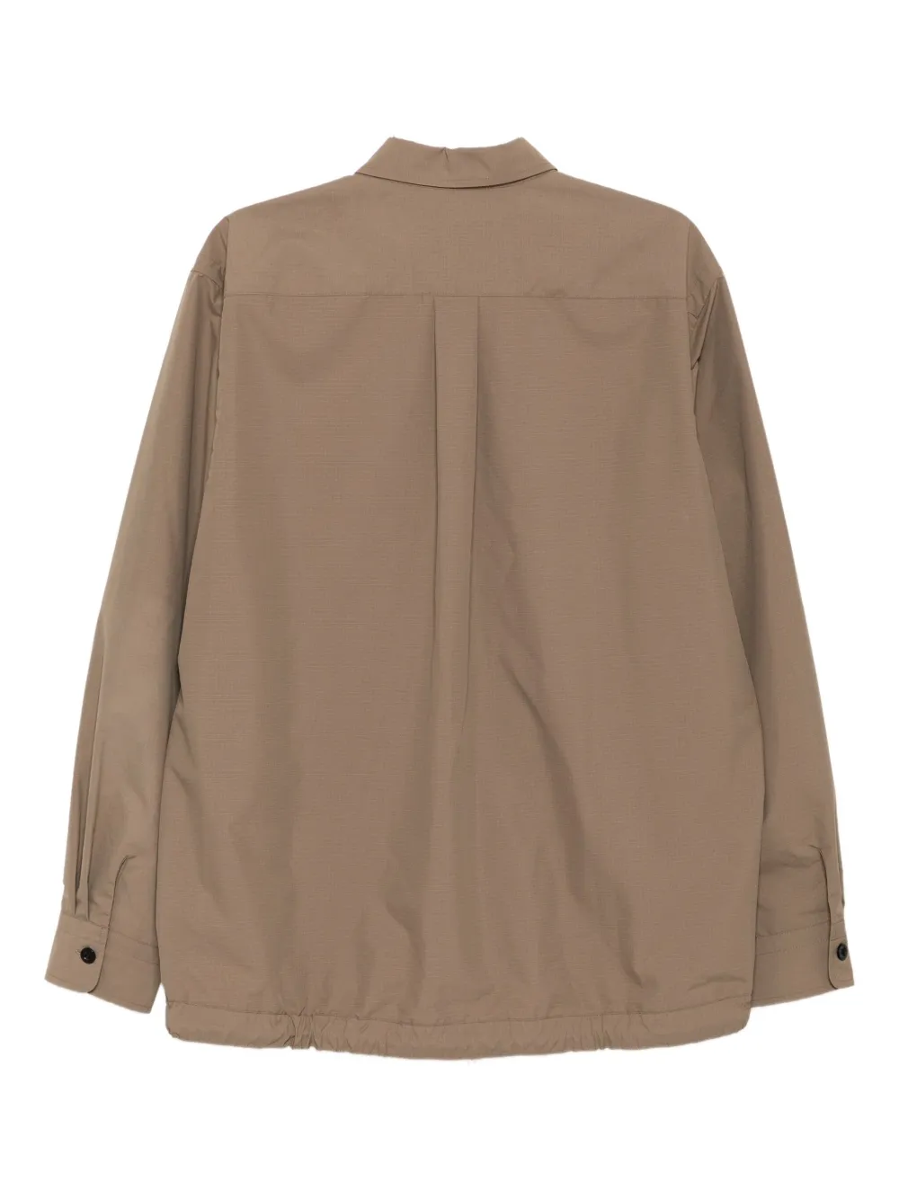 sacai Popeline overhemd Bruin