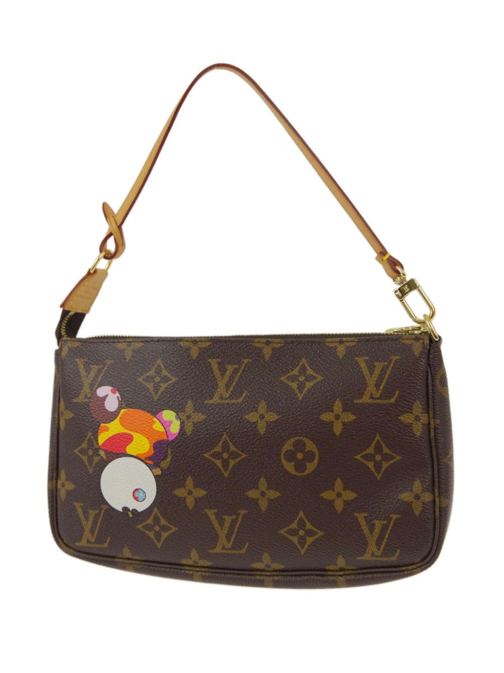 Louis Vuitton Pre-Owned 2004 x Takashi Murakami Panda Pochette Accessoires handtas - Bruin