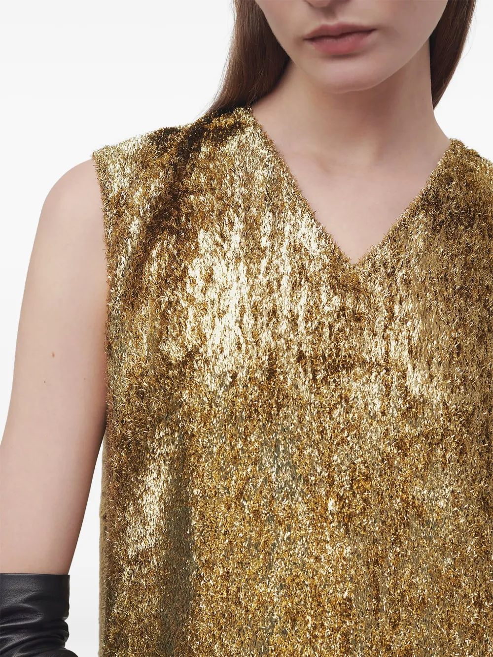 The Row Louane maxi-jurk Goud