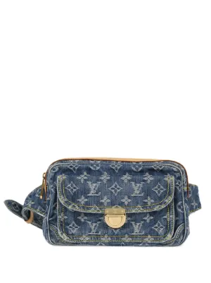 Louis Vuitton Pre-Owned 2007 Monogram Denim Belt Bag | Blue | FARFETCH
