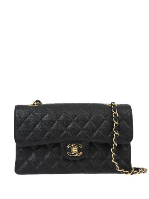 HOT SALE CHANEL 2002 small Double Flap shoulder bag Women