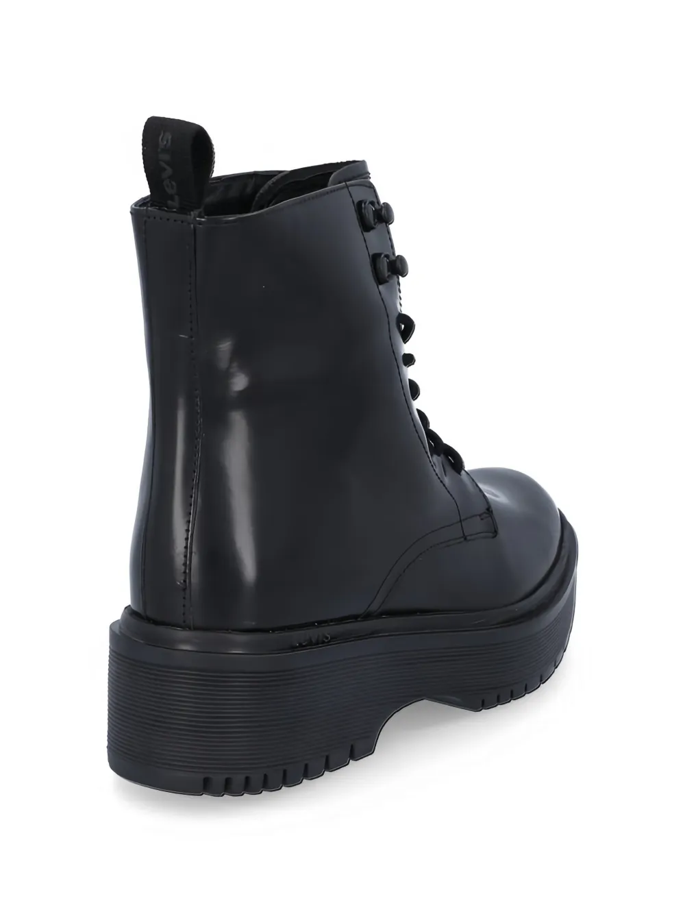 Levi's Laarzen met platform zool Zwart