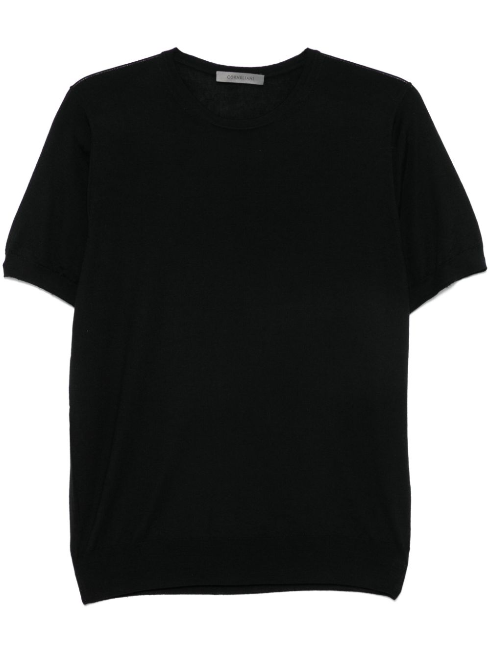 Corneliani fine-knit T-shirt - Black