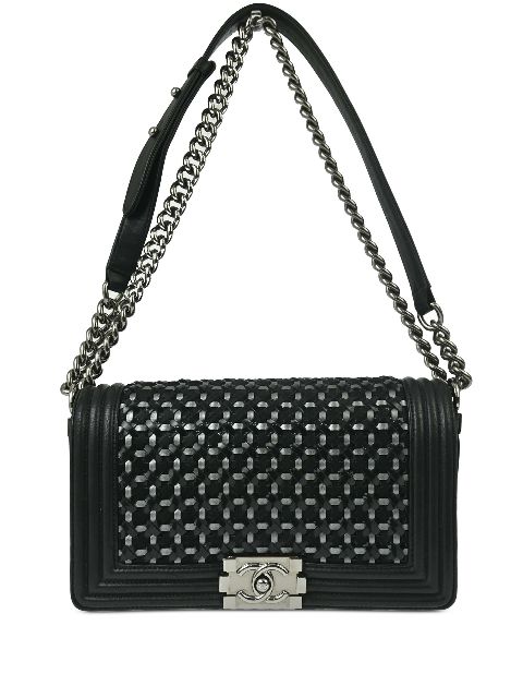 HOT SALE CHANEL 2014 medium Boy Chanel shoulder bag Women