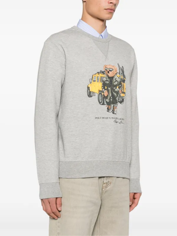 Ralph Lauren Polo Bear Sweatshirt Grey | Mainline Menswear
