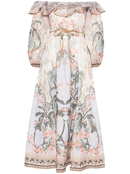 Robe mi-longue Wylie - ZIMMERMANN - Modalova